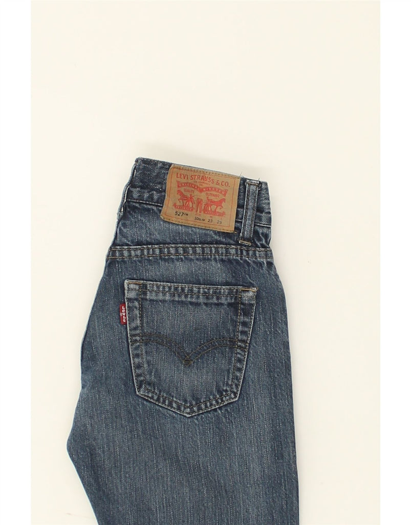 LEVI'S Girls 527 Bootcut Jeans 9-10 Years W23 L25  Navy Blue Cotton | Vintage Levi's | Thrift | Second-Hand Levi's | Used Clothing | Messina Hembry 