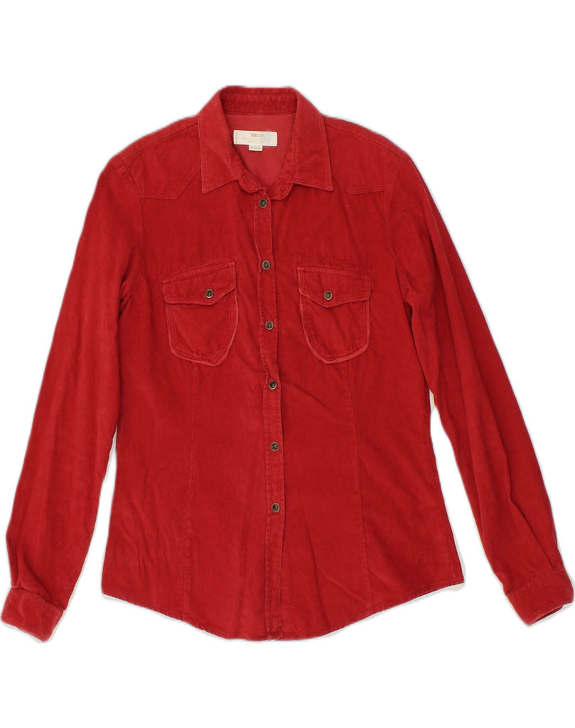 MARLBORO CLASSICS Womens Shirt IT 42 Medium Red Cotton | Vintage Marlboro Classics | Thrift | Second-Hand Marlboro Classics | Used Clothing | Messina Hembry 