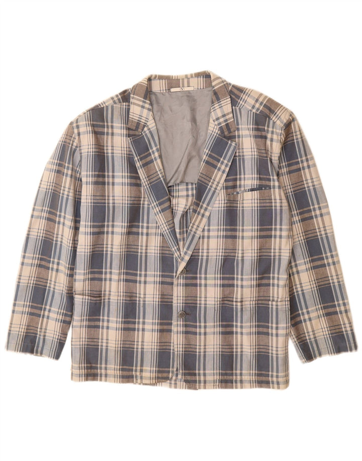 Valentino Mens 2 Button Blazer Jacket UK 40 Large Grey