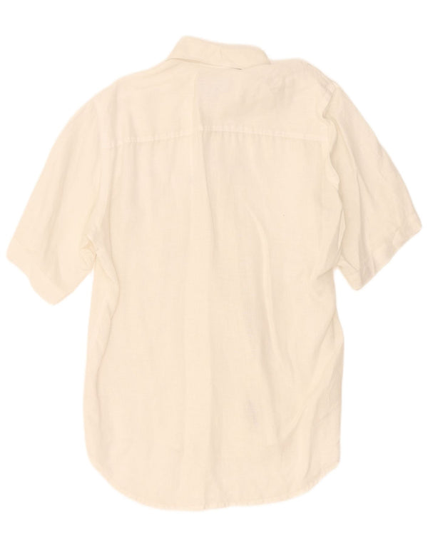 Marlboro Classics Mens Short Sleeve Shirt Medium White