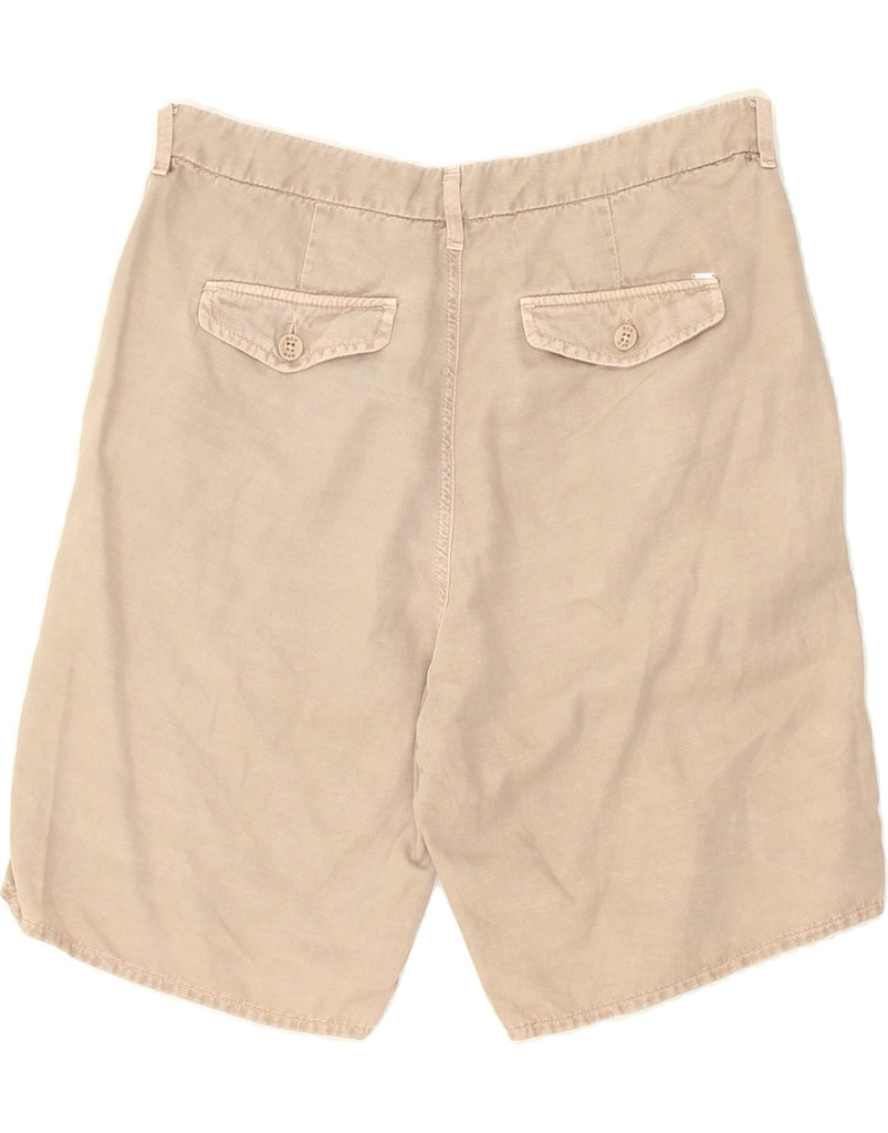 GAS Womens Chino Shorts W28 Medium  Brown Cotton | Vintage Gas | Thrift | Second-Hand Gas | Used Clothing | Messina Hembry 