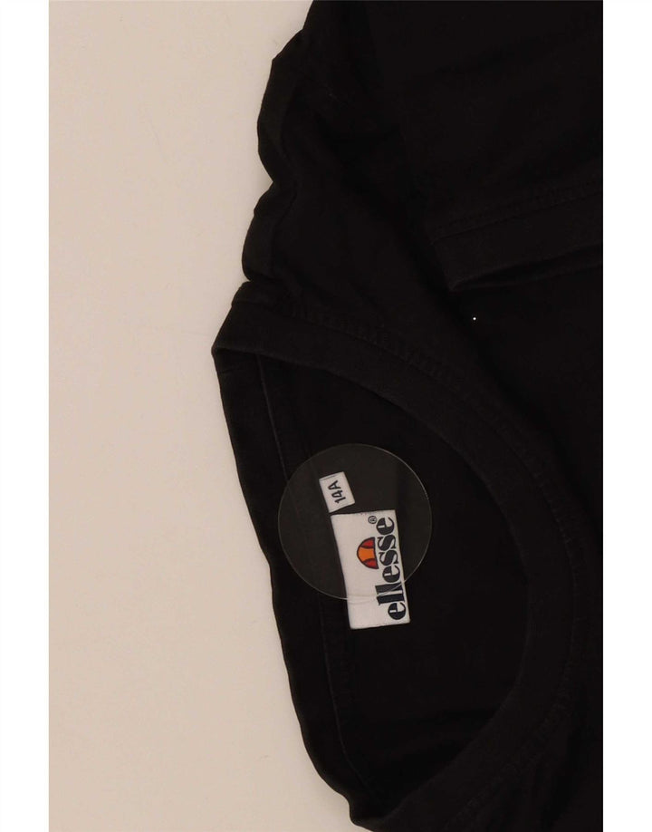 Ellesse Boys Graphic T-Shirt Top 13-14 Years Black