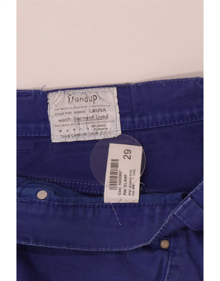 Dondup Womens Regular Fit Denim Shorts UK 12 Medium W29 Blue Cotton