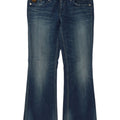 G-Star Womens Flared Jeans W33 L32 Blue Cotton