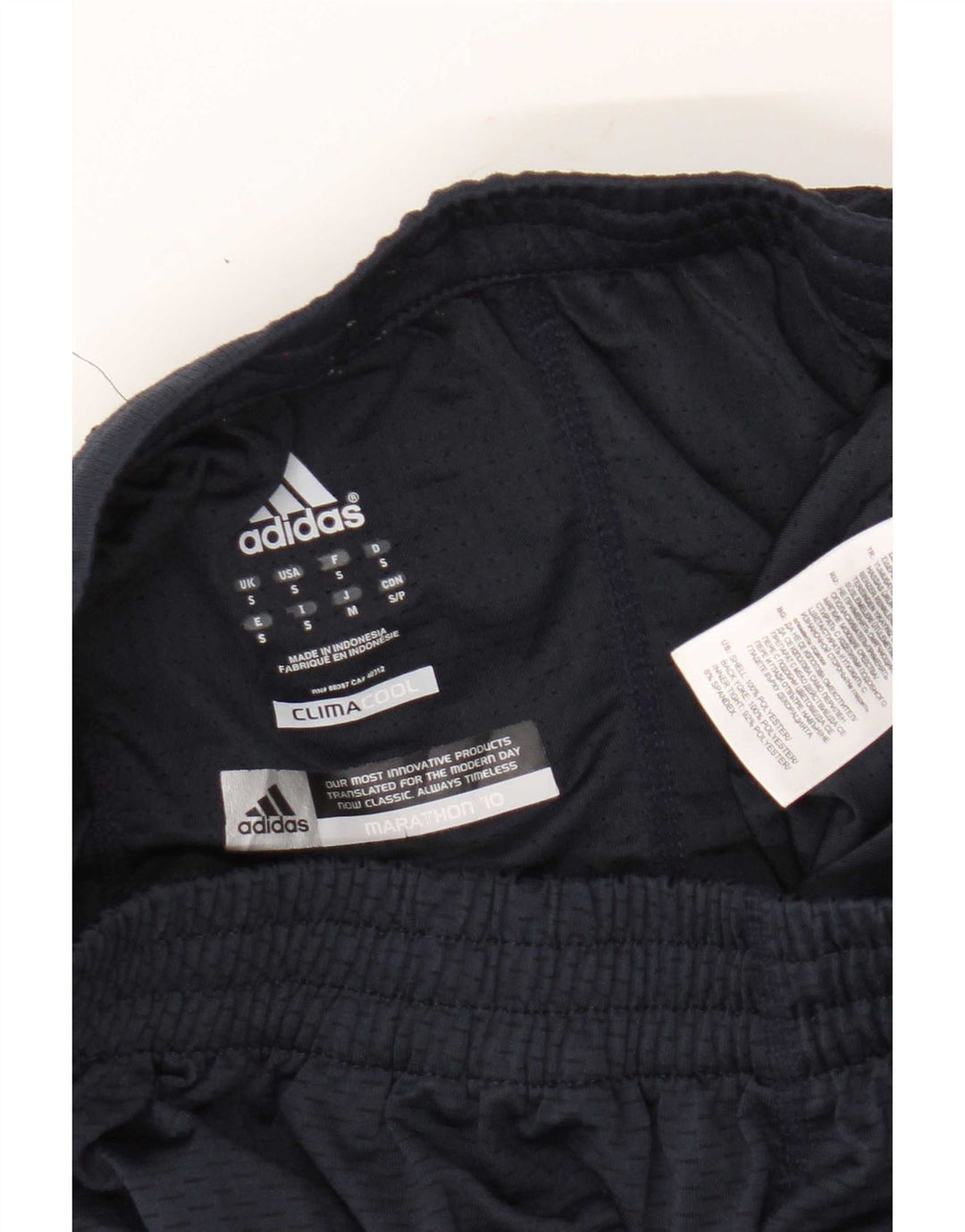 Adidas Mens Climacool Sport Shorts Small Navy Blue Polyester