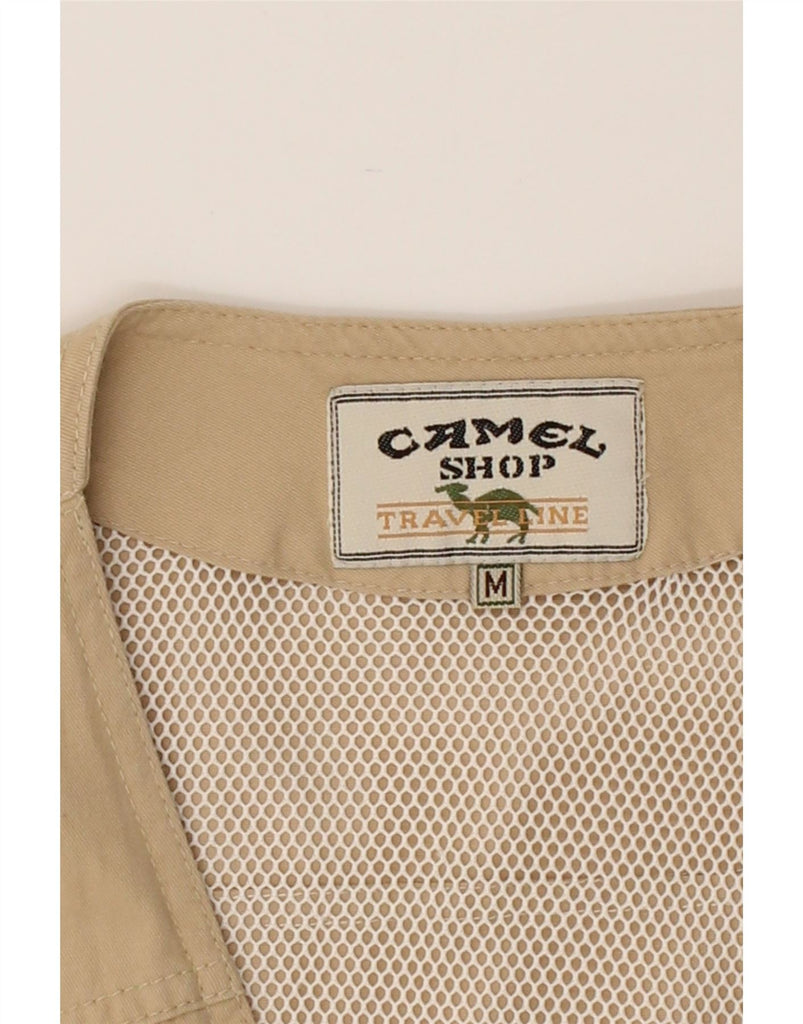 CAMEL Mens Utility Gilet UK 38 Medium Beige Cotton Vintage Camel and Second-Hand Camel from Messina Hembry 