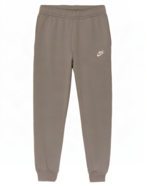 Nike Mens Tracksuit Trousers Joggers Medium Grey Cotton