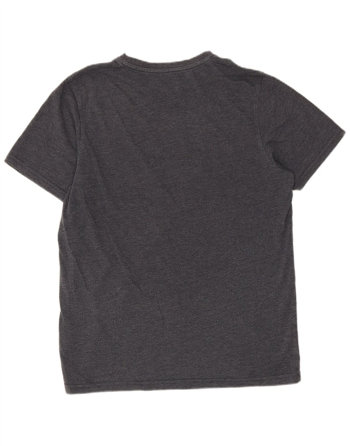 Mountain Warehouse Mens Graphic T-Shirt Top Medium Black Cotton