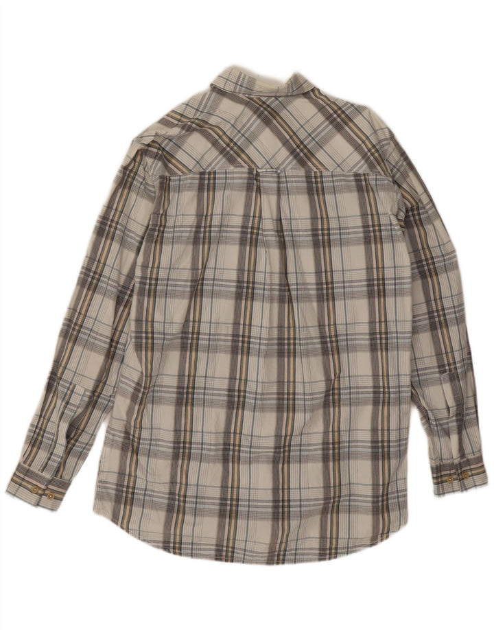 Marlboro Classics Mens Shirt Medium White Check