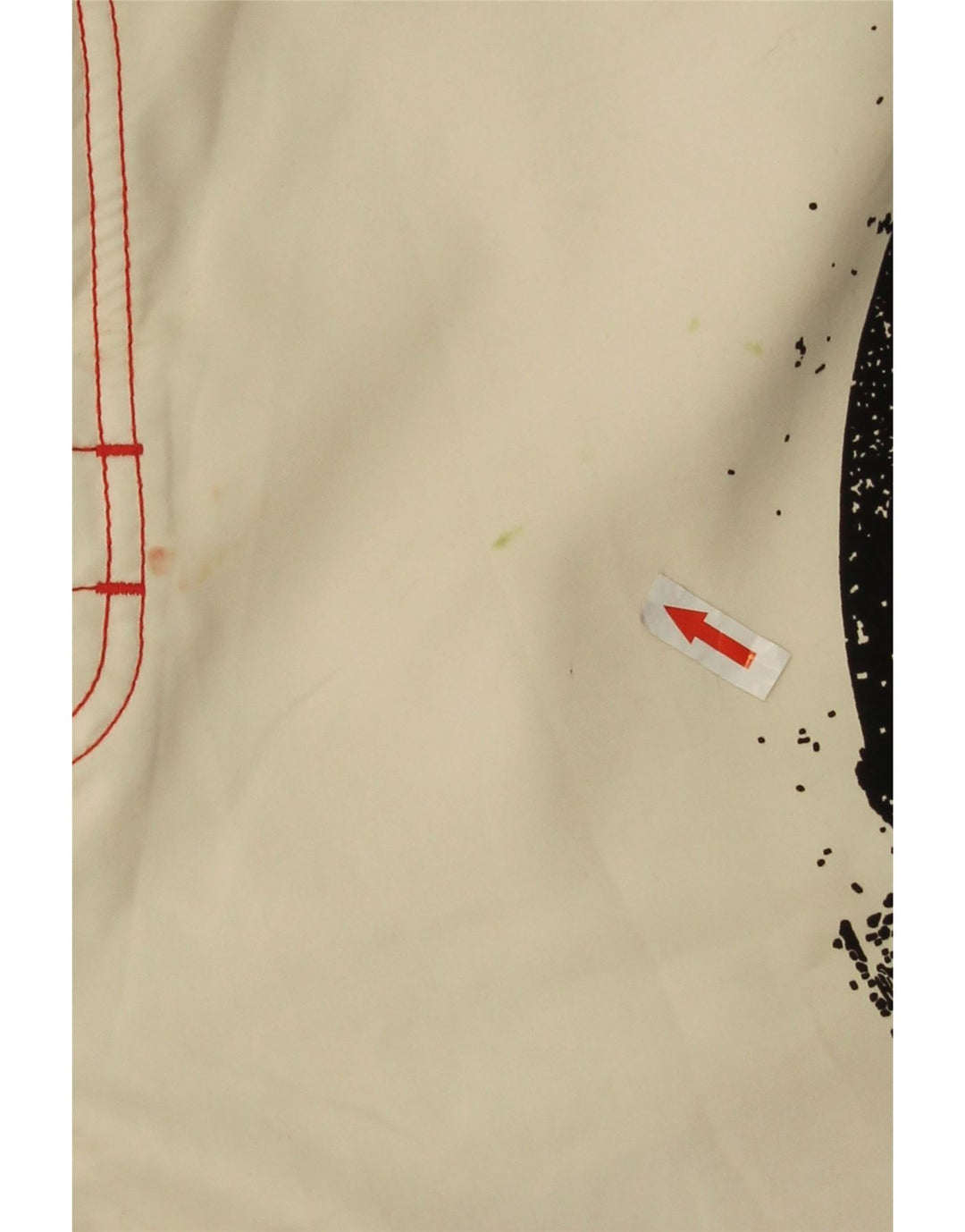 Quiksilver Mens Graphic Swimming Shorts Large  White Colourblock Polyester