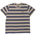 Levi's Mens Standard T-Shirt Top 2XL White Striped Cotton