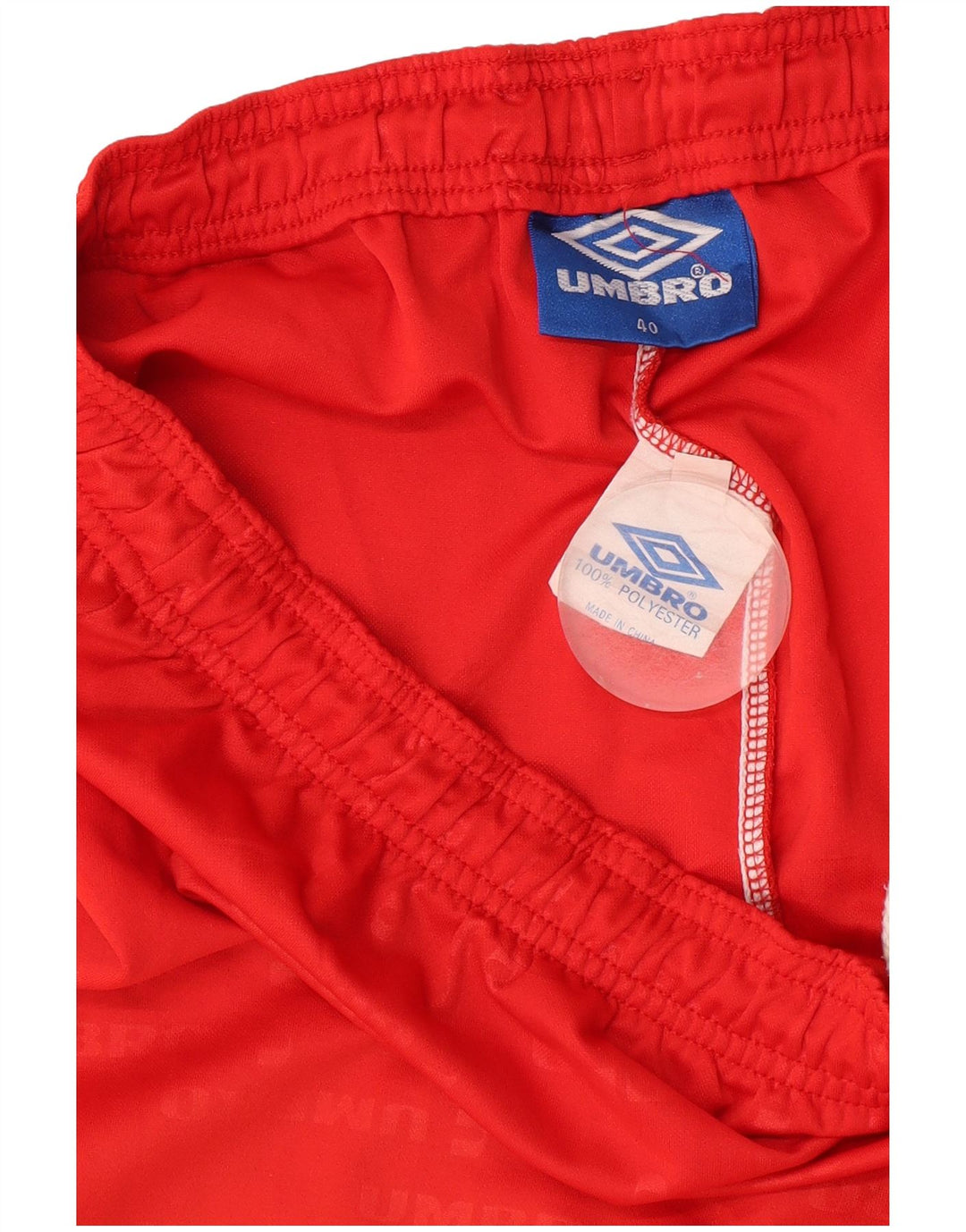 Umbro Mens Graphic Sport Shorts XL Red Polyester