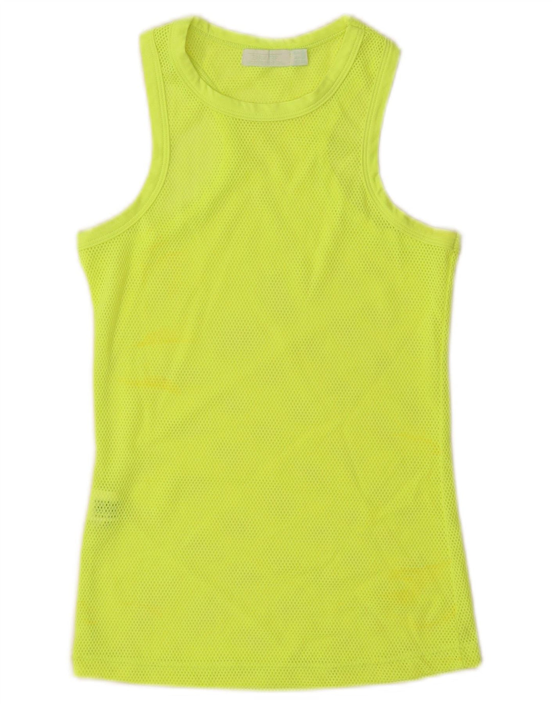 Zara Womens Vest Top UK 12 Medium Green Polyamide
