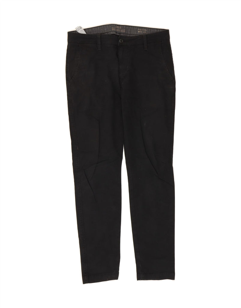 LEVI'S Mens Slim Tapered Chino Trousers W32 L32 Black Cotton Vintage Levi's and Second-Hand Levi's from Messina Hembry 