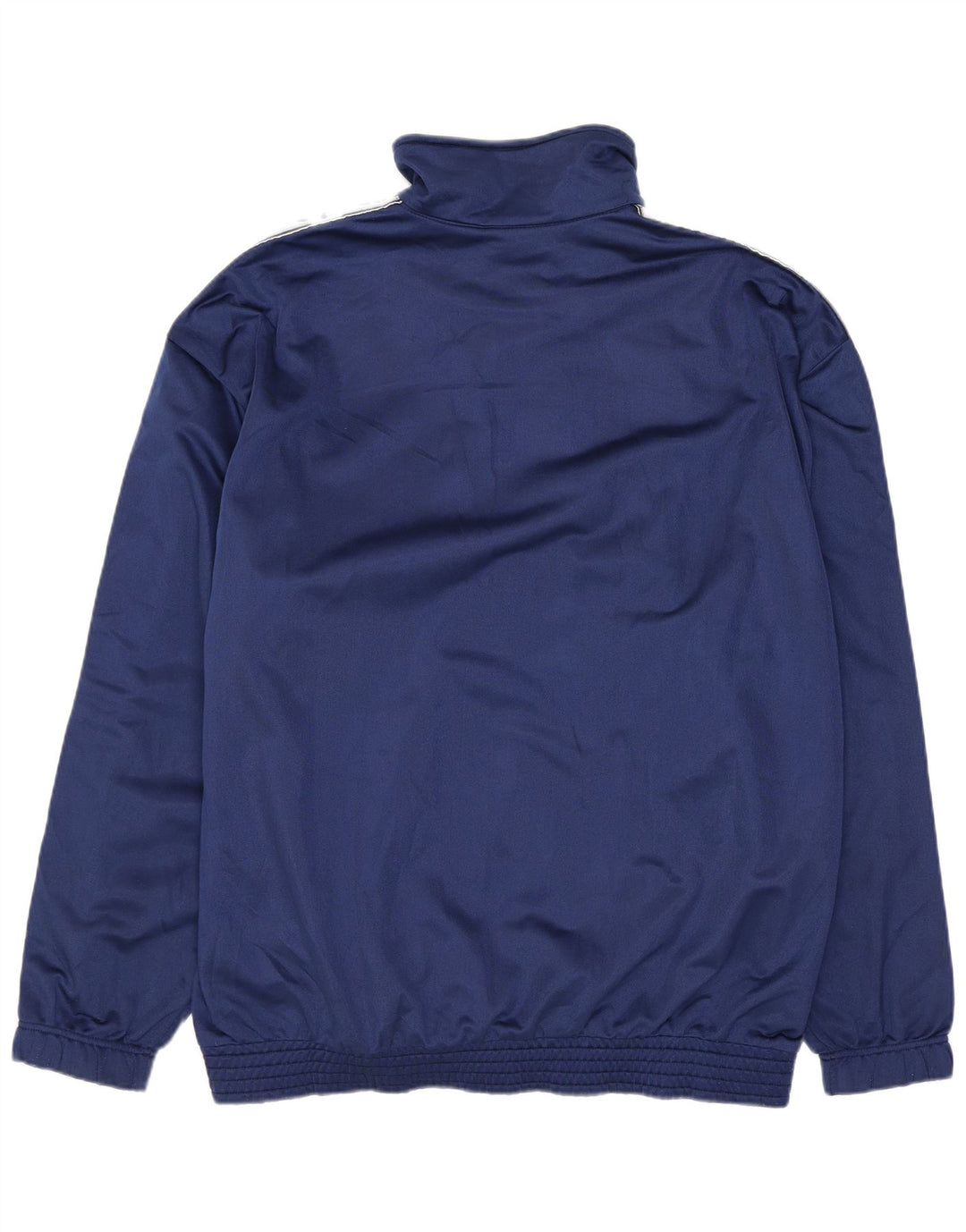 Asics Mens Graphic Tracksuit Top Jacket XL Navy Blue Colourblock Polyamide