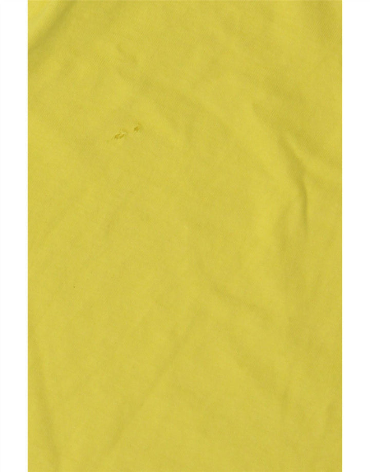 SUPERDRY Womens T-Shirt Top UK 16 Large Yellow Vintage Superdry and Second-Hand Superdry from Messina Hembry 