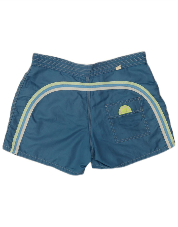 Sundek Mens Swimming Shorts Medium Blue Polyester