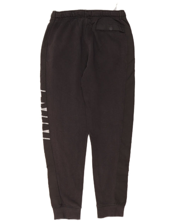 Nike Mens Graphic Tracksuit Trousers Joggers Small  Black Cotton