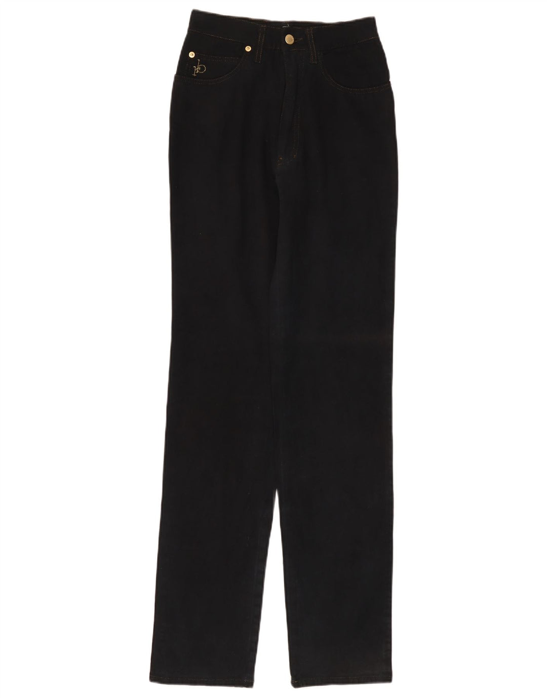 ROCCOBAROCCO Womens Tapered Jeans W27 L33 Black Cotton