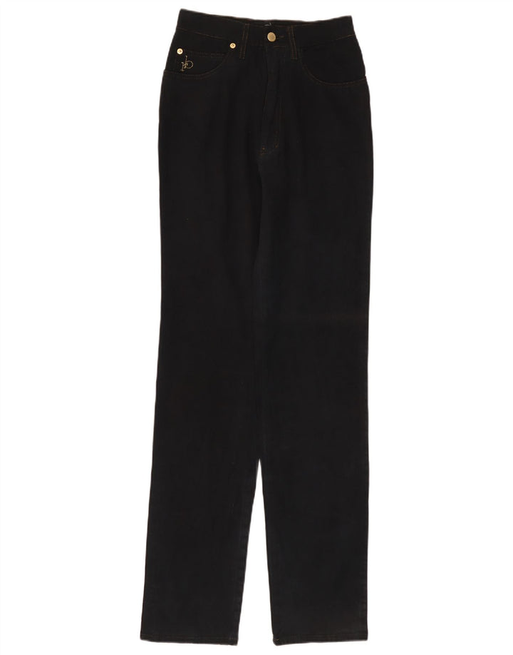 ROCCOBAROCCO Womens Tapered Jeans W27 L33 Black Cotton