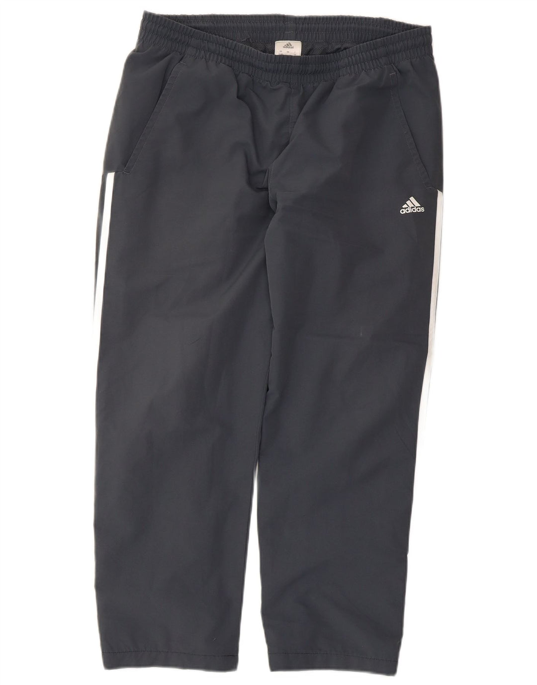 Adidas Mens Tracksuit Trousers UK 42/44 Large Grey Polyester