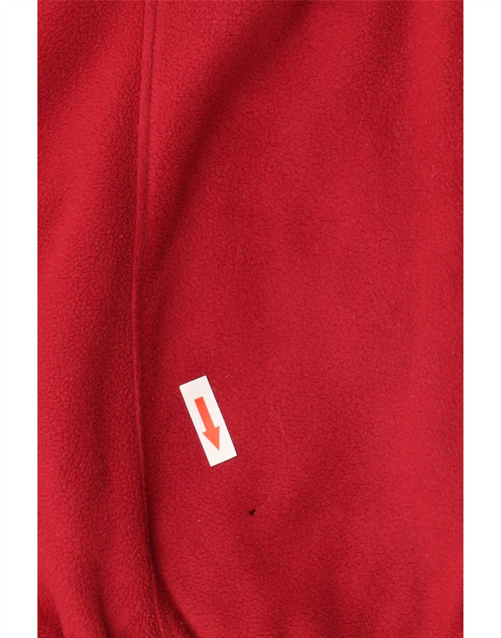The North Face Mens Liner Fleece Jacket UK 38 Medium Red Polyester