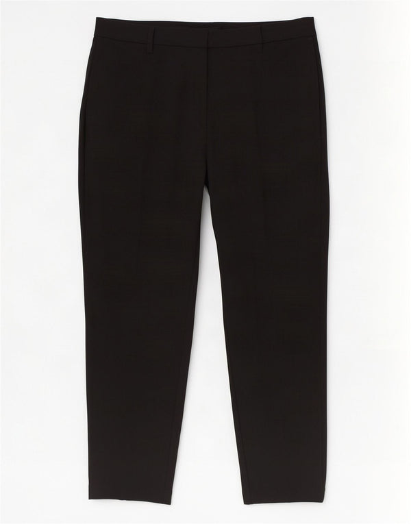 Marks & Spencer Womens High Waist Suit Trousers UK 16 Large W34 L27 Black