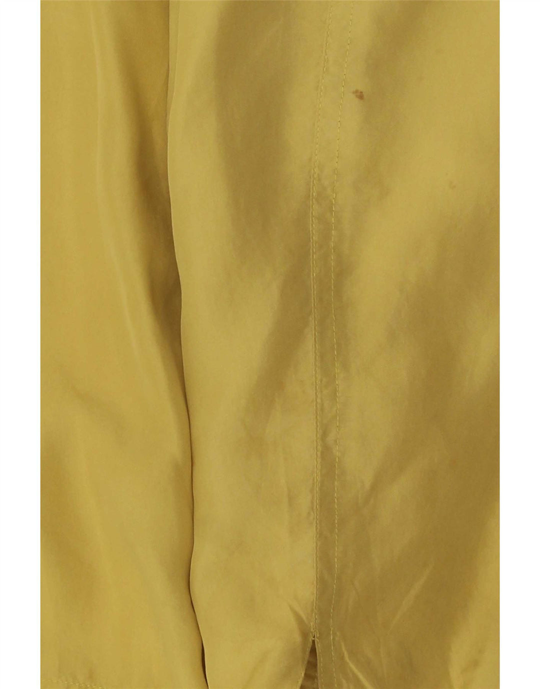Vintage Mens Utility Jacket UK 44 2XL Yellow Silk