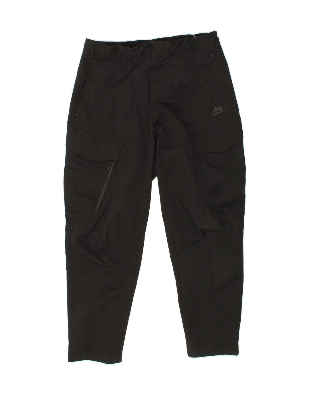 NIKE Womens Slim Cargo Trousers W34 L28 Black Polyester Vintage Nike and Second-Hand Nike from Messina Hembry 