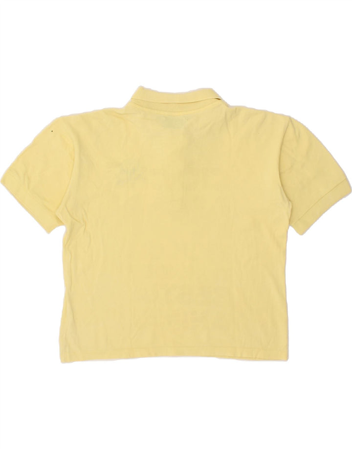 BEST COMPANY Mens Polo Shirt Medium Yellow Cotton Vintage Best Company and Second-Hand Best Company from Messina Hembry 
