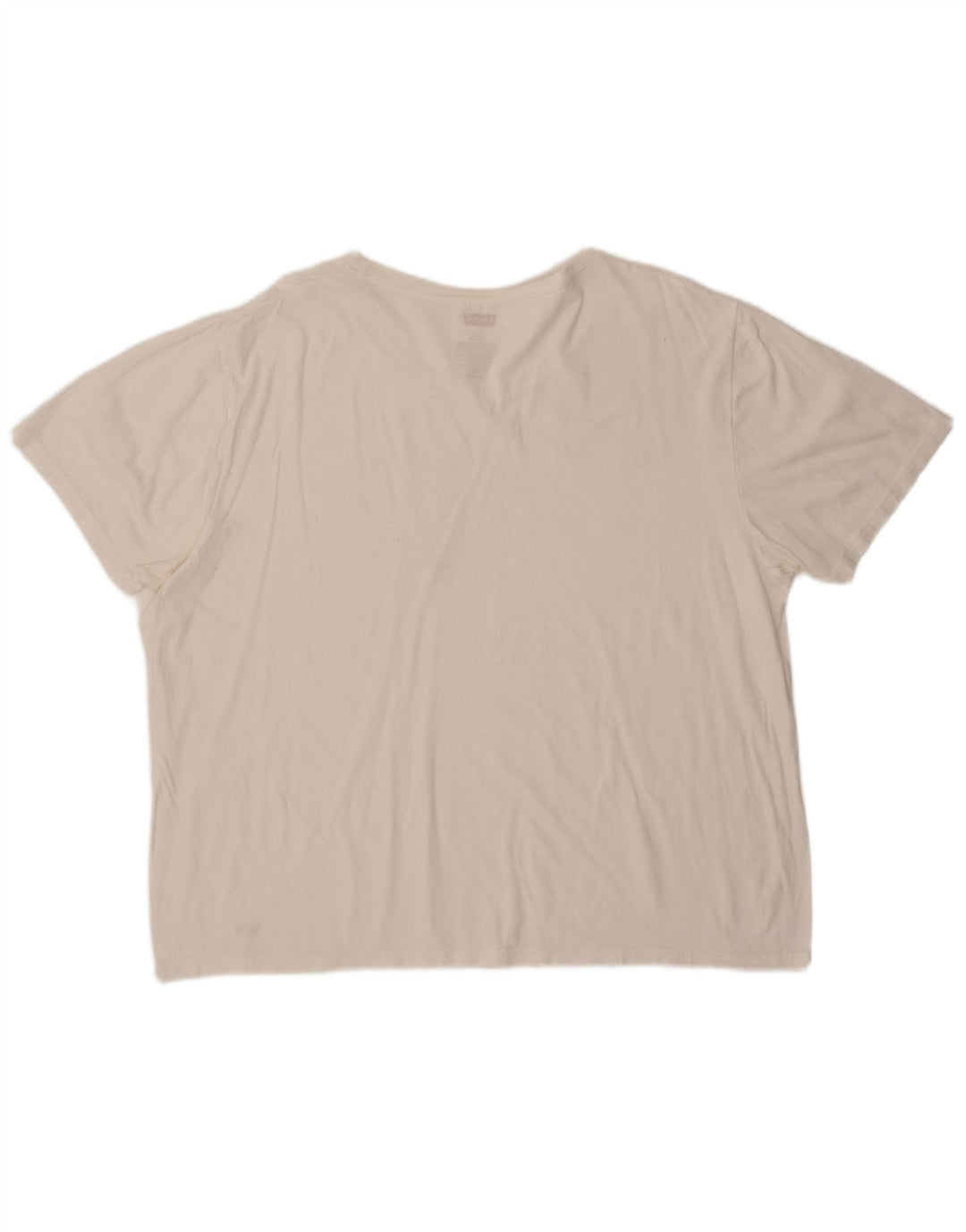 LEVI'S Mens T-Shirt Top UK 42/44 Large White Cotton