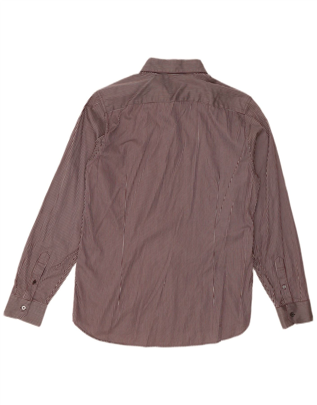 TED BAKER Mens Shirt Size 4 Large Purple Pinstripe Cotton