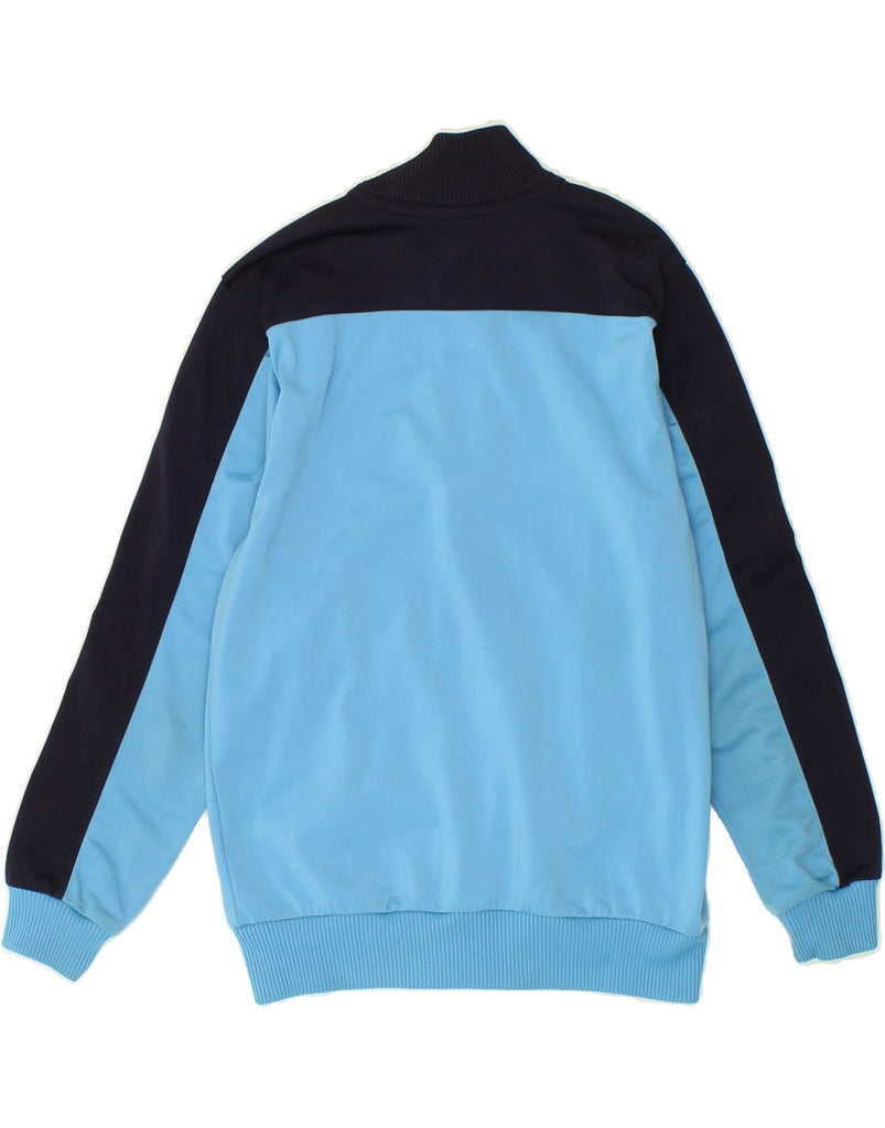 PUMA Boys Tracksuit Top Jacket 9-10 Years Blue Colourblock Vintage Puma and Second-Hand Puma from Messina Hembry 