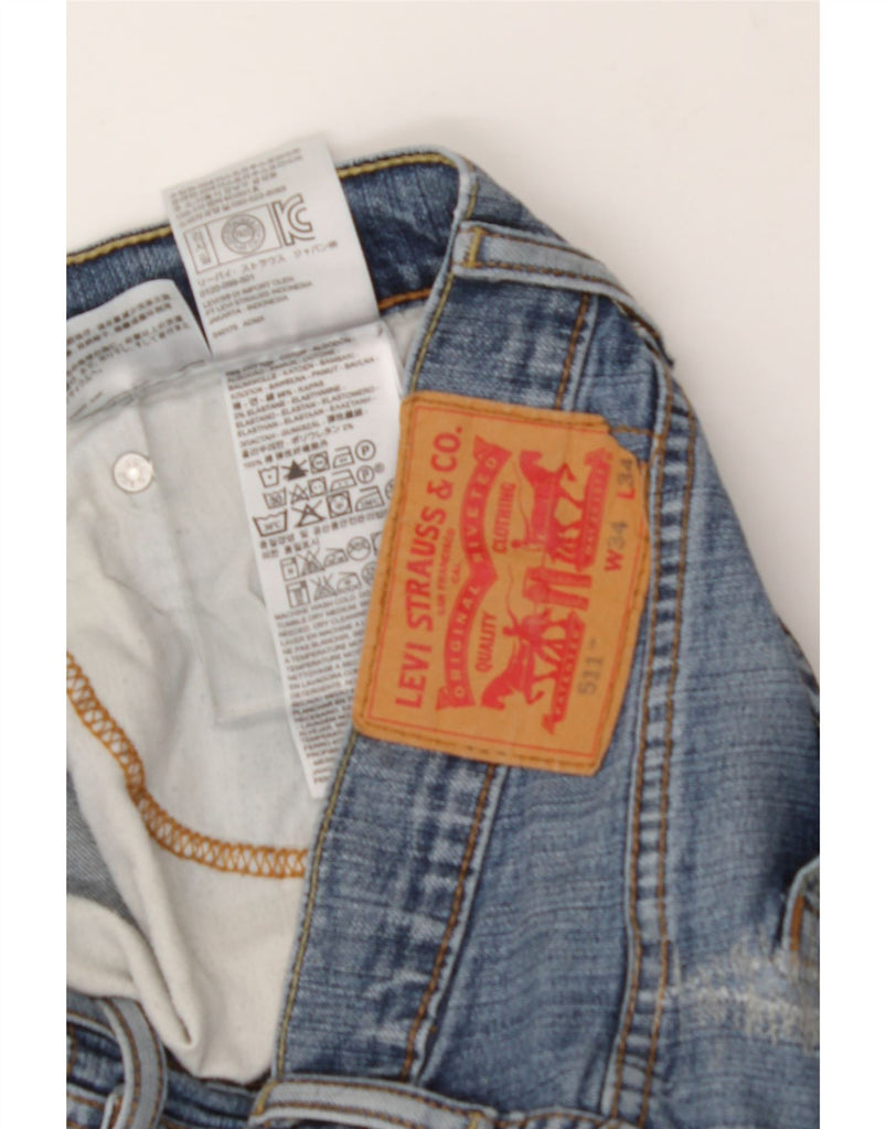 LEVI'S Mens 511 Slim Jeans W34 L34 Blue Cotton Vintage Levi's and Second-Hand Levi's from Messina Hembry 