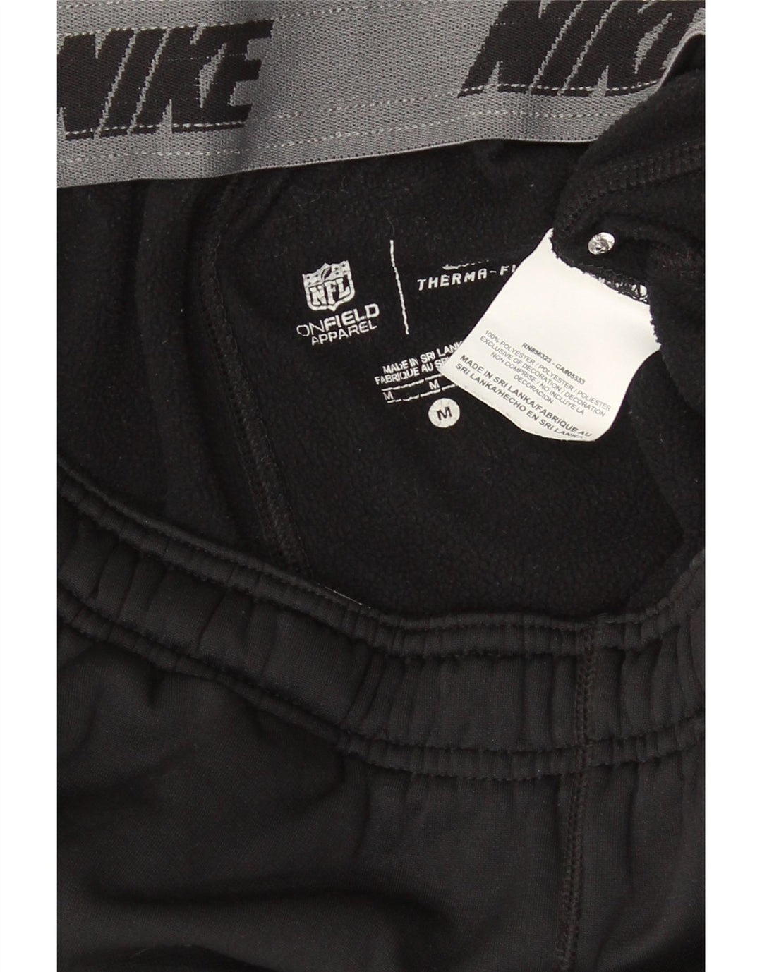 Nike Mens Therma-Fit Tracksuit Trousers Medium Black Polyester