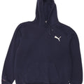 Puma Mens Hoodie Jumper Large Navy Blue Cotton