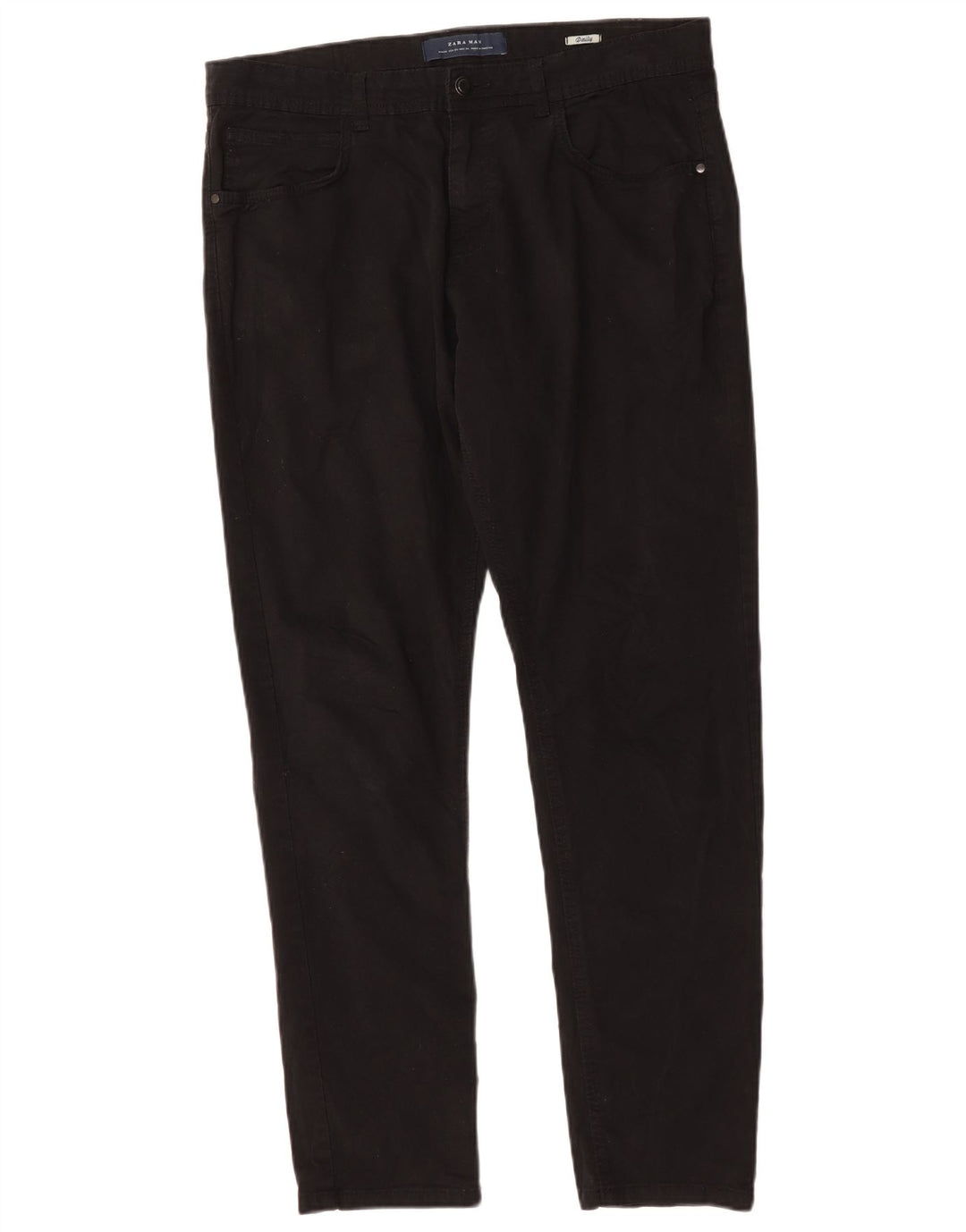 Zara Mens Slim Jeans EU 44 Large W34 L31 Black