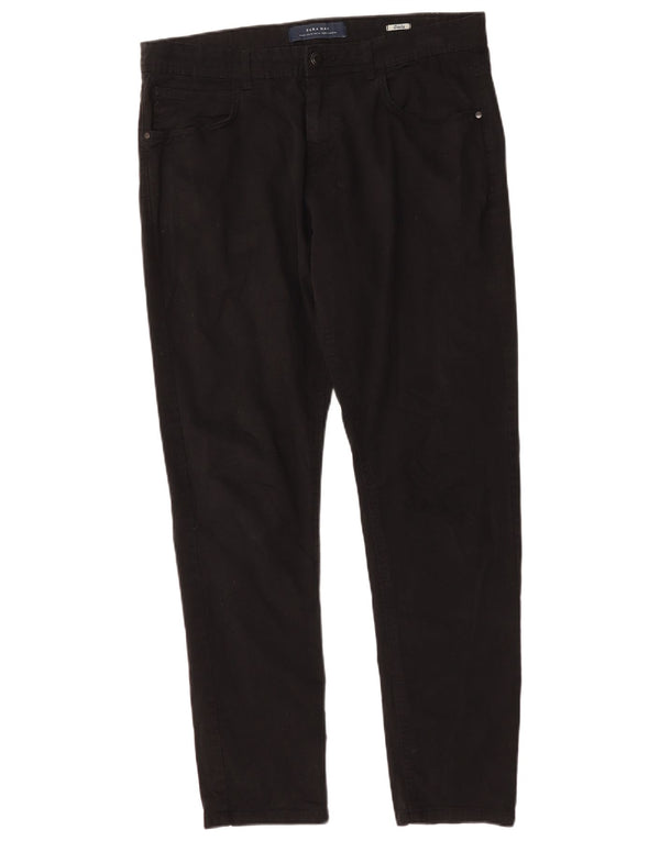 Zara Mens Slim Jeans EU 44 Large W34 L31 Black