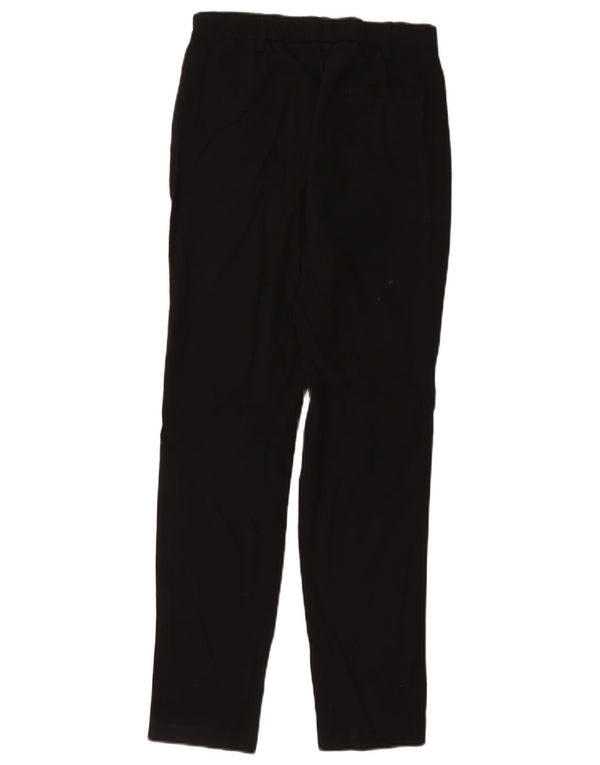 Marks & Spencer Womens Tapered Chino Trousers UK 8 Small W26 L28 Black