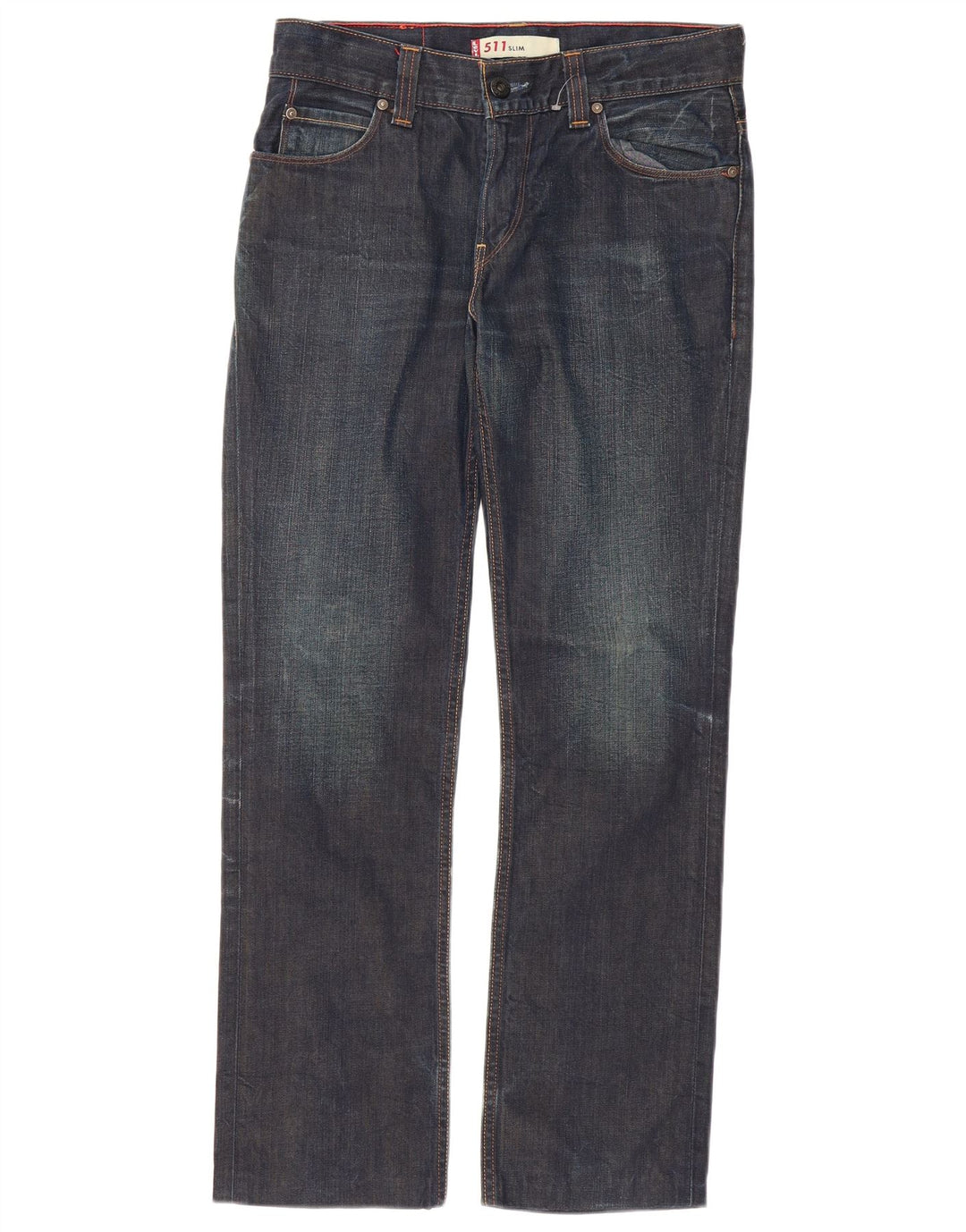 LEVI'S Mens 511 Slim Jeans W33 L30  Blue Cotton