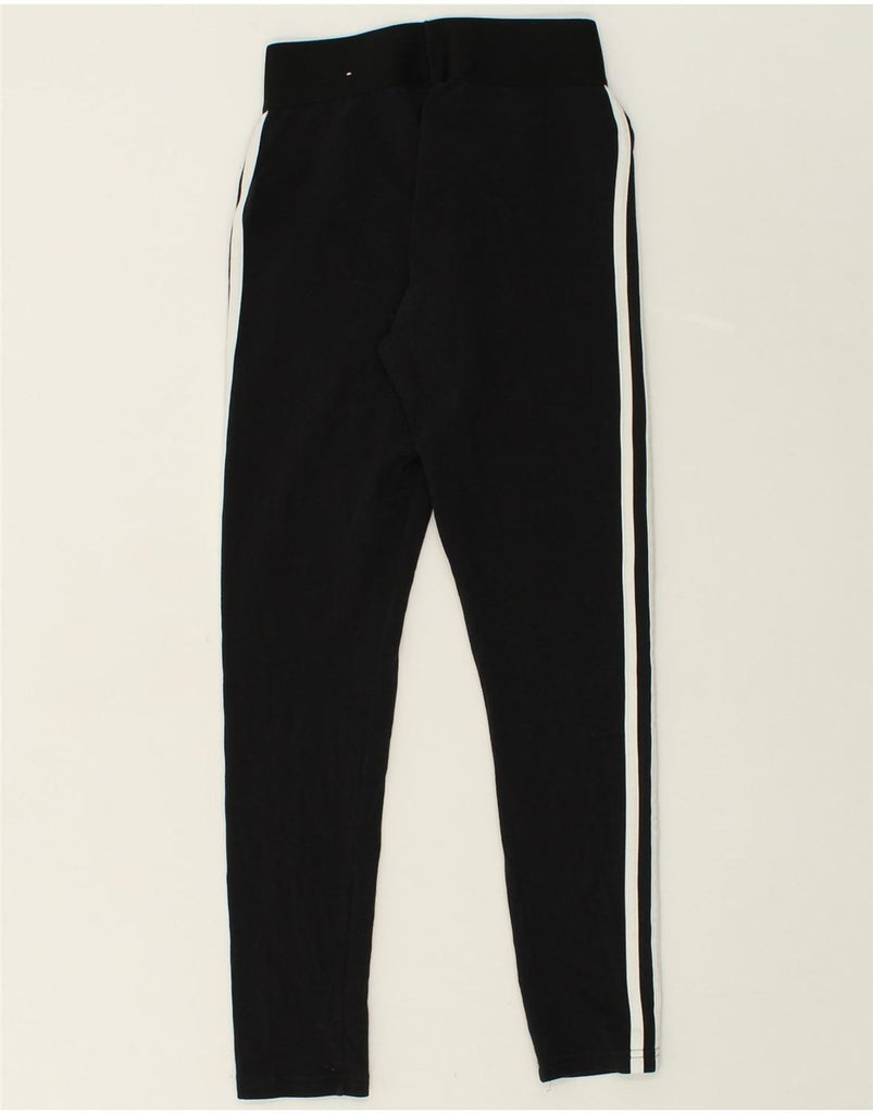 ADIDAS Womens Tracksuit Trousers UK 4 XS Black Cotton | Vintage Adidas | Thrift | Second-Hand Adidas | Used Clothing | Messina Hembry 