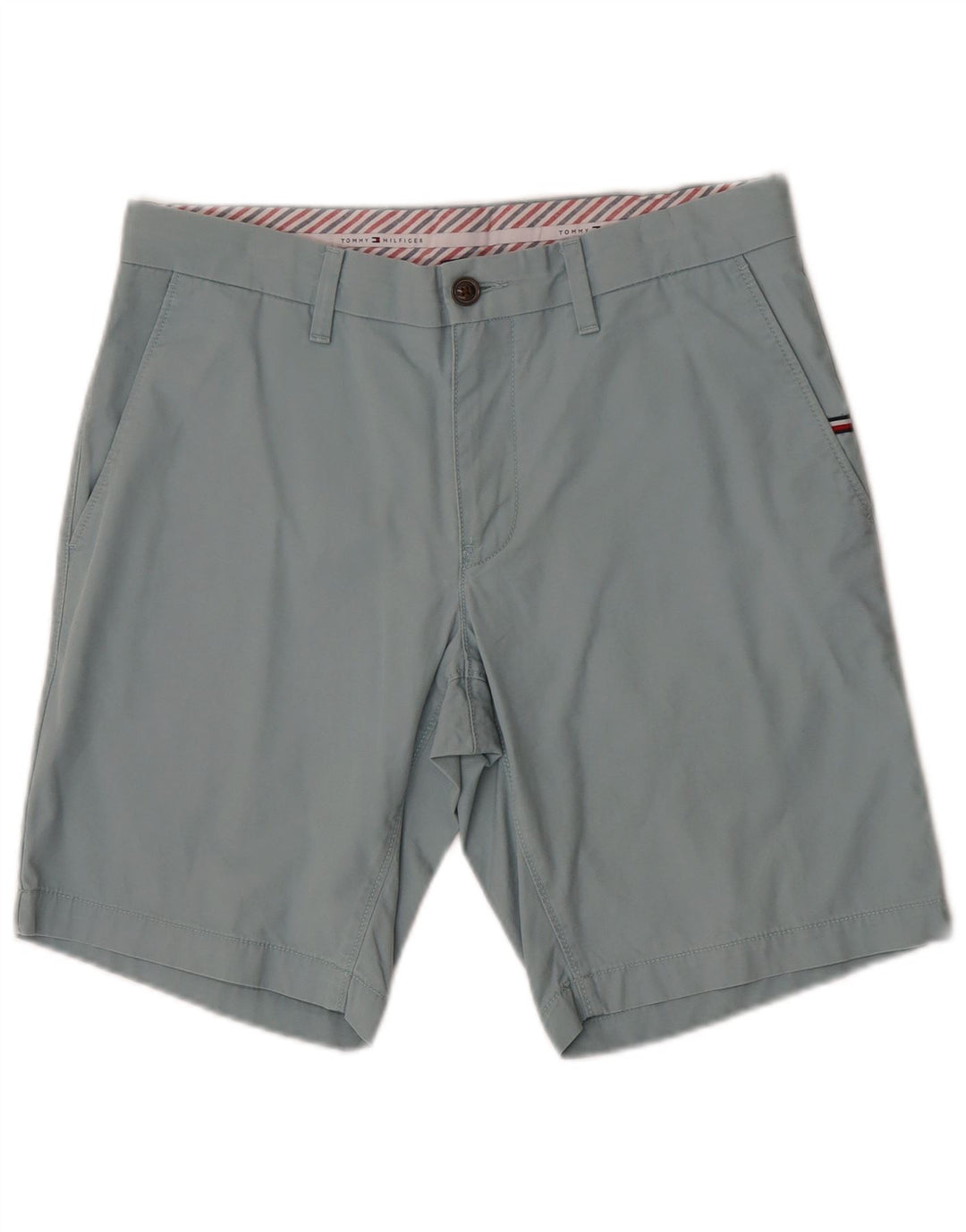 Tommy Hilfiger Mens Chino Shorts W32 Medium  Blue Cotton