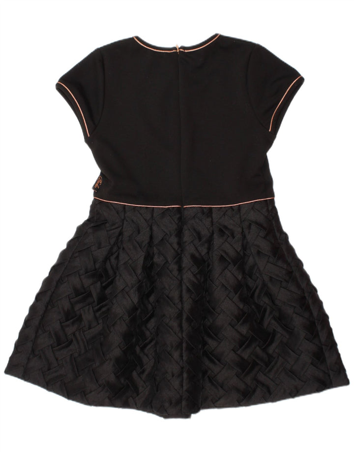 Ted Baker Girls A-Line Dress 5-6 Years Black Polyester