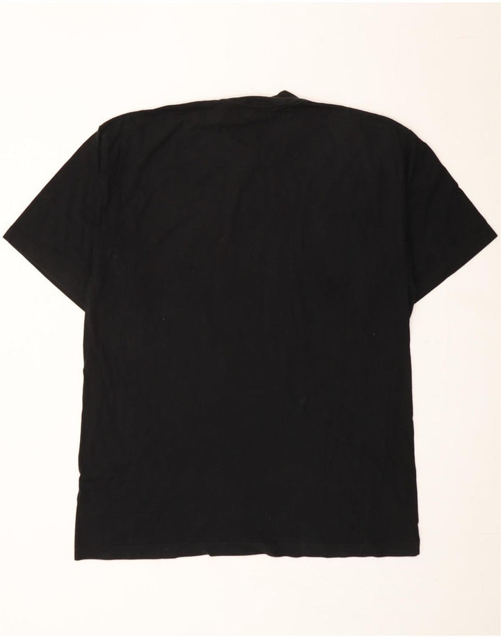 FILA Mens Graphic T-Shirt Top XL Black Cotton Vintage Fila and Second-Hand Fila from Messina Hembry 