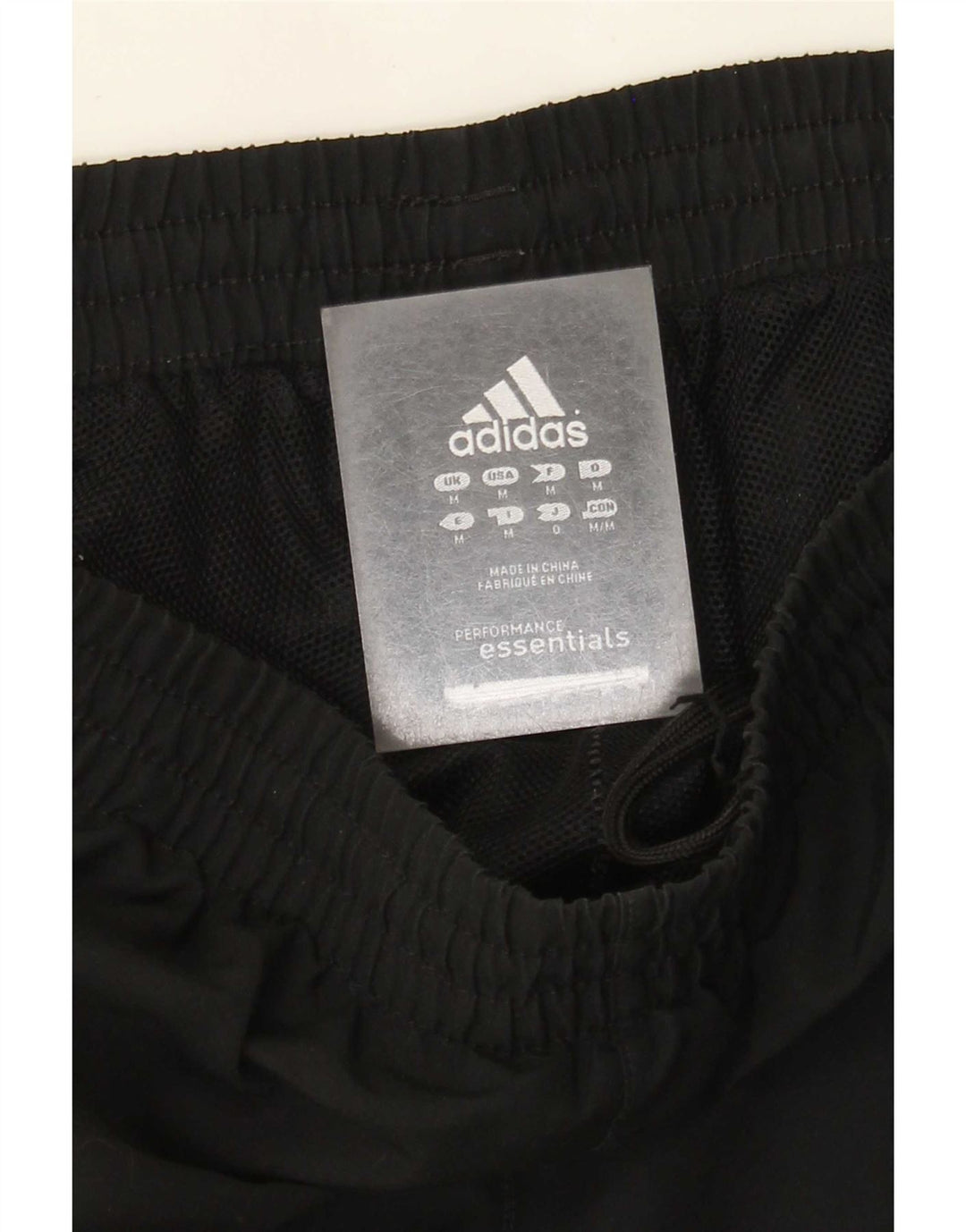 Adidas Mens Tracksuit Trousers Joggers Medium  Black Polyester
