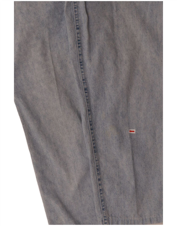 LEE Womens Cargo Loose Jeans W28 L28 Blue Cotton