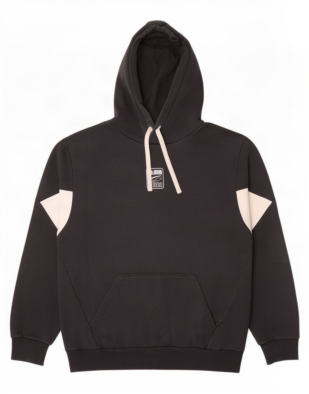 Puma Mens Hoodie Jumper Large Black Colourblock