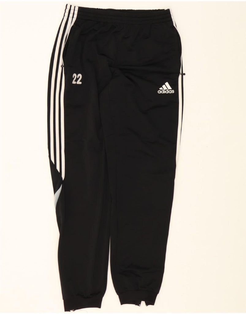 ADIDAS Mens Tracksuit Trousers Joggers UK 38/40 Medium  Black Polyester Vintage Adidas and Second-Hand Adidas from Messina Hembry 