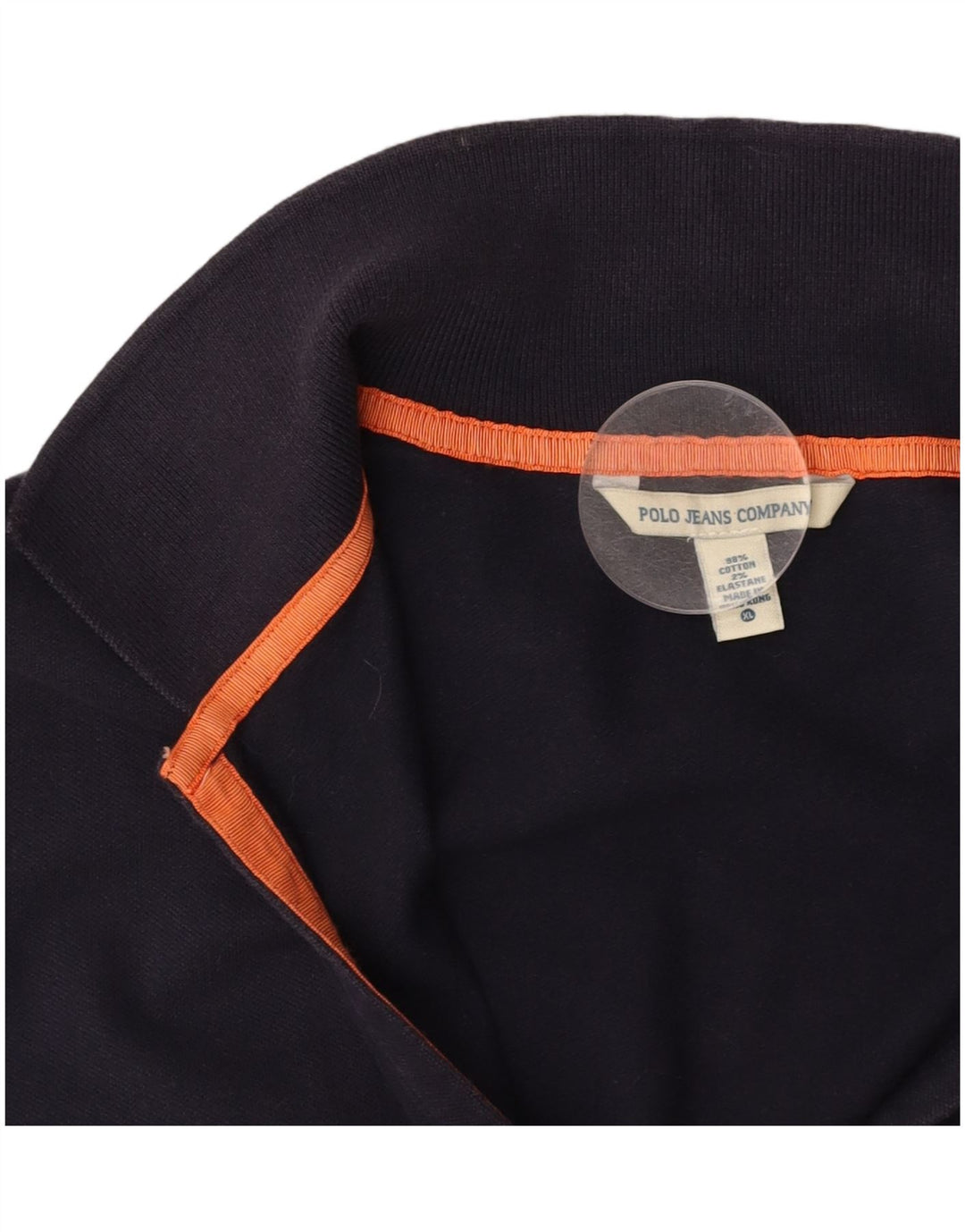 POLO RALPH LAUREN Womens Polo Dress UK 18 XL Navy Blue Cotton