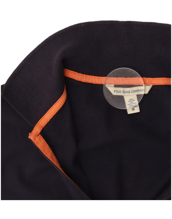 POLO RALPH LAUREN Womens Polo Dress UK 18 XL Navy Blue Cotton